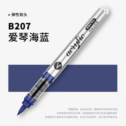 GRASP 120/1 Colors Acrylic Marker Pens Waterproof Pen Soft Brush Nib Student Art for Glass Stone Art School Supplies Stationery