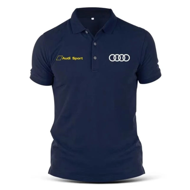 Audi Sport RS S Line Racing Polo Shirt Audi Clothing Casual Fashion Street Daily Dressing