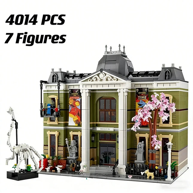 2026 New icon Natural History Museum's Largest Modular Building Set Architectural Street View Building Blocks Christmas Toy Gift