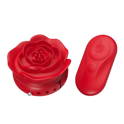 Remote Control Silicone Vibrating Nipple Clamps for Women, Mini Invisible Adjustable Nipple Clamps, Rose Vibrator