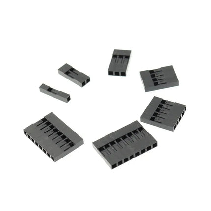 310Pcs/set 2.54mm Male+Female Dupont Wire Jumper Line Cable 1/2/3/4/5/6/8 Pin Header Connector Housing Electronic DIY Kit 310Pcs