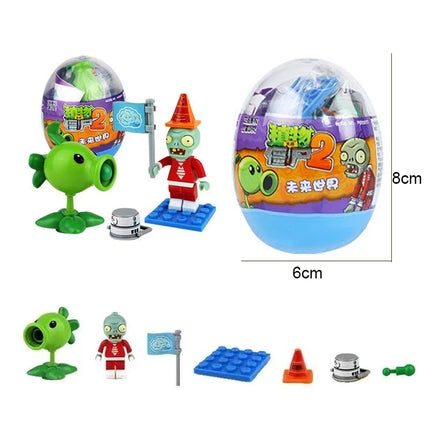 Plants Vs. Zombies Surprise Capsules Toys KidsPuzzle Assembly Toy Birthday Gifts Game Figure Model Dolls Random Send One