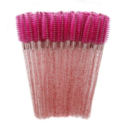 100Pcs Eyelash Extension Brushes Eyebrow Mascara Wands Applicator Spoolers Brush Lashes Extension Cosmetic Set Makeup Tools