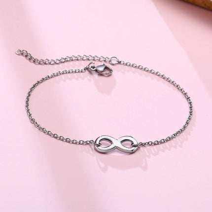Rope Anklet, Stainless Steel Rope Ankle, Anklets Bracelets for Men Women, Adjustable Twisted Rope Bracelet Gift