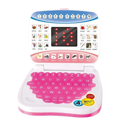 Electronic Learning Machine Educational English Language Learning Child Laptop Computer With Mouse English Laptop Toy Gift