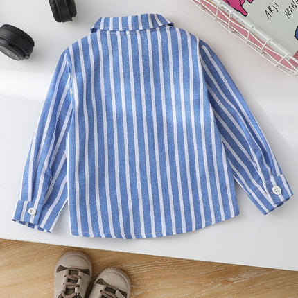 Spring Autumn Kids Baby Boys Clothes T-Shirt Toddler Striped Clothing Children Wears Infant Casual Blouse Clothes For 1-3Y
