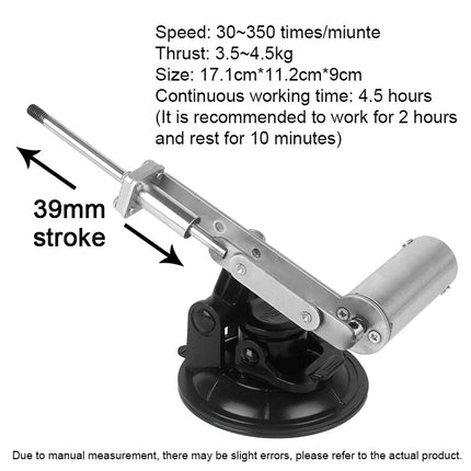 39mm Stroke Mini Telescopic Sex Machine Set with Dildo & 60mm Plate Female Masturbation Sexual Kit Reciprocating Linear Actuator