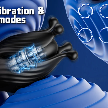Male Sex Toys Prostate Massager Anal Vibrator for Men Anal Plug 9 Tension Shock Flapping Thrusting Vibrating Butt Plug for Gay