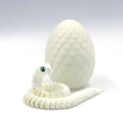 Hot 3D Printing Snake Eggs Home Decoration Creative Pressure-reducing Snake Molds Home Decor Items Moving Rotating Anime Figures