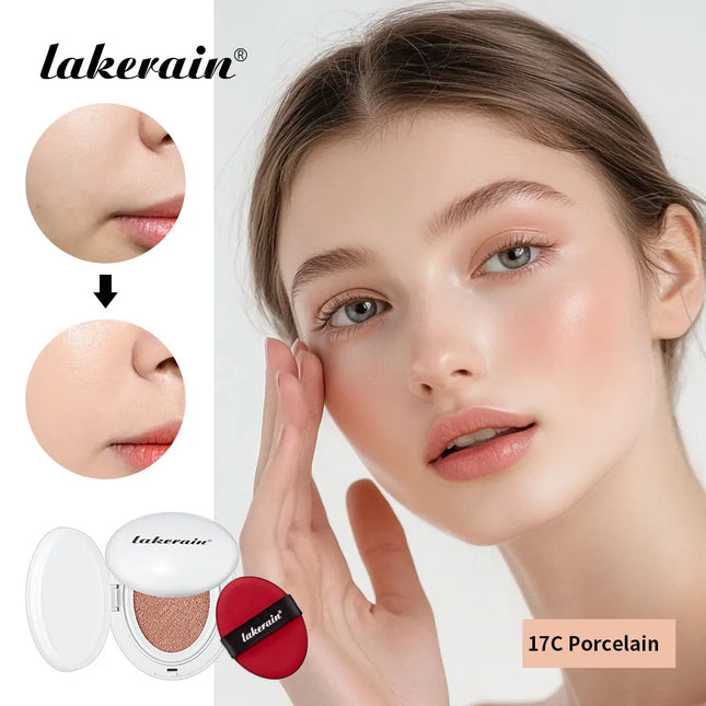 NEW Glow CC Cream Foundation Cushion Waterproof Long-lasting Brighten Foundation Cream Women Base Makeup Face Korean Cosmetics