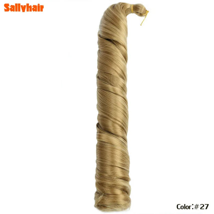 Synthetic 18inch French Curls Braiding Hair Crochet Braids 45cm Ombre Braiding Hair Curls 150g Pre Stretched Extensions Bulk