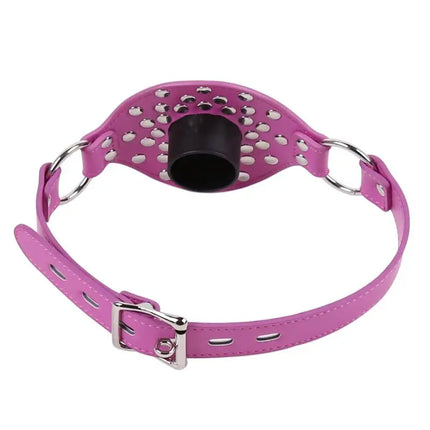 Adult Oral Sex Toys Exotic Bondage Gear Slave Gag Ring with Open Mouth Ball Gag for Couples Sexual Experimentation And Role Play
