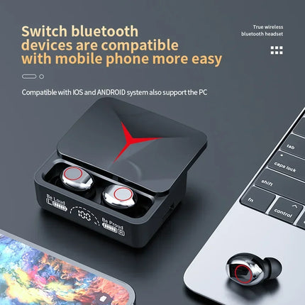 M90 Wireless Headphones TWS Bluetooth Touch Control Earphones Sport Earbuds Hifi Stereo Gaming Headset With Mic For smartphone