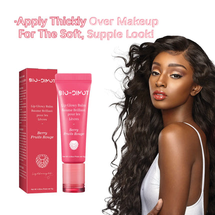 Liquid Lip Gel Mask Reduce Lip Moisturizing Lip Glow Blam Line Remove Dead Skin Peach Grape Lip Gloss Lips Care Product 10g