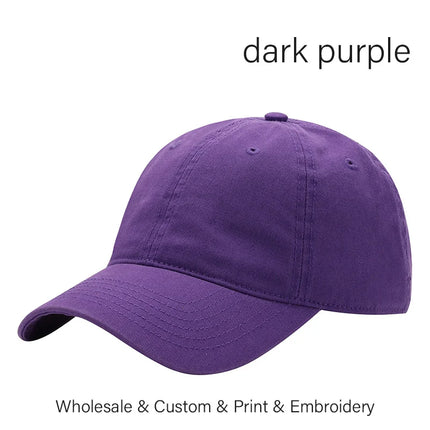 SLECKTON Custom Baseball Cap Fashion Letter Embroidery Sun Hats for Women and Men Cotton Design LOGO Wholesale Unisex Caps
