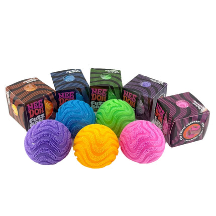 Hot Squishy Nee Doh Fuzz Ball Wonder Waves Sensory Squeeze Toy Textured Stress Relief Fidget Ball for Adults Kids