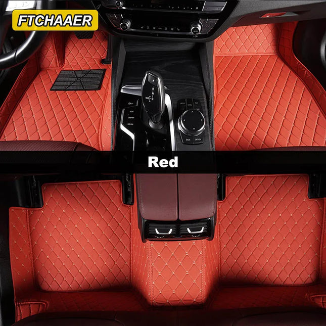 Custom Car Floor Mats For VW Polo Polo-Plus Polo-GTI Auto Carpets Foot Coche Accessorie