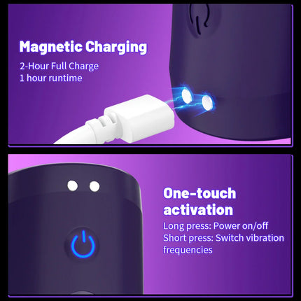 Bluetooth Penis Vibrator for Men Masturbator Sex Machine Penis Delay Trainer Cock Ring Glans Massager Male Sex Toys for Adult