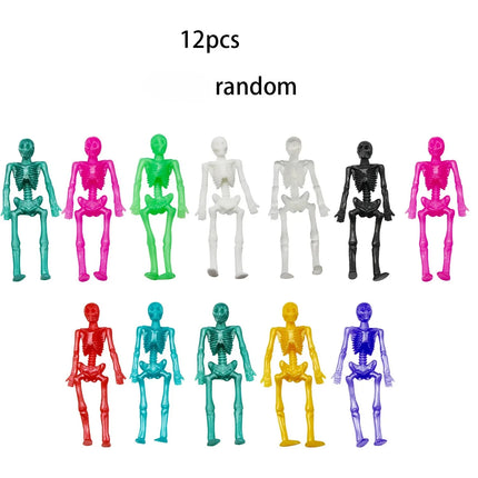 TPR Soft Rubber Stretch Skeleton Halloween Trick Toy