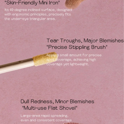 Joocyee Airy Wear Double Sided Concealer 7g Two-Color Concealer High Coverage Moisturizing Makeup Cosmetics