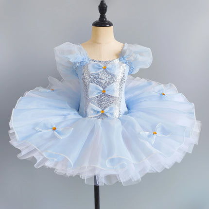 Dance Wear Summer Children Clothing Princess Performance Fairy Tutu Kids Clothes Ballet Leotards for Girls Dress Stage Costumes