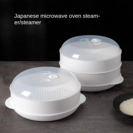 High Quality Steamed Rice Multi Layer Dumpling Container Steamed Bun Special Steamer Microwave Oven