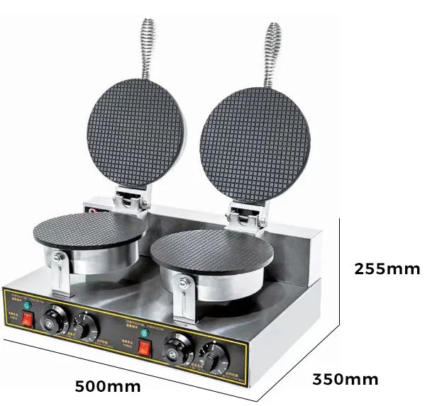 Egg Roll Maker Electric Crispy Omelet Sandwich Iron Crepe Baking Pan Waffle Pancake Oven DIY Ice Cream Cone Machine