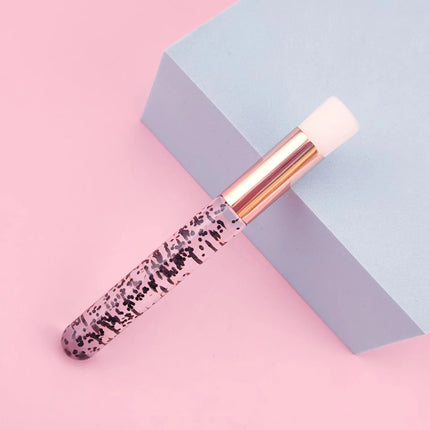 Professional Eyelash Extension Shampoo Cleaning Brush Pink Shining Eye Lash Lift Foam Cleaner Brushes Nose Face Clean Tools