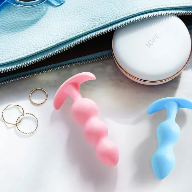 3pc/Set Silicone Butt Plug Ease-in - Anal Plugs Training Set Expandable Beginner Anal Beads Beginner Soft Silicone Anal Plugs