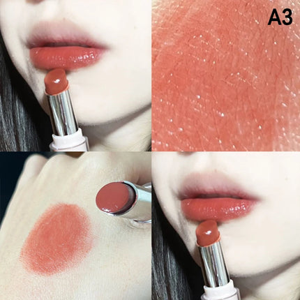 HERORANGE Water Gloss Mirror Lipstick Crystal Jelly Transparent Lip Stick Moisturizing Long-lasting Solid Lip Gloss Makeup