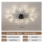 Black 20 heads / Neutral light