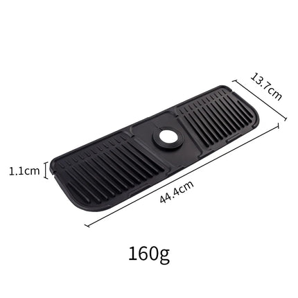 Kitchen Silicone Faucet Mat Faucet Water Catcher Mat Sink Splash Pad Countertop Protector Bathroom