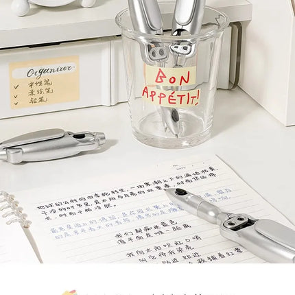 Fun Squid Pen Press Type Ballpoint Pen with Deformation Tech Viral Stationery for Office School Use Gift