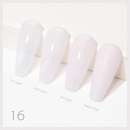 9ml CANNI Nail Gel Polish HEMA FREE TPO FREE French Nail Design Rubber Base Gel Builder Nail Gel In Bottle Semi Permanent Gel