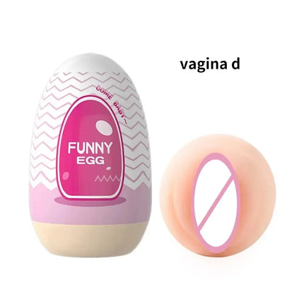 Laile Male Masturbation Egg, Portable Mini Pocket Pussy for Men, Disposable Sex Toy