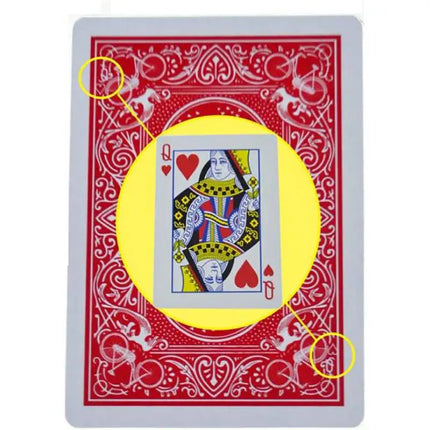 Jeu de cartes truqué (Stripper Deck) - poker, tours de magie, accessoires de magie de close-up, tour de magie facile, jeux de société, cadeau pour enfant