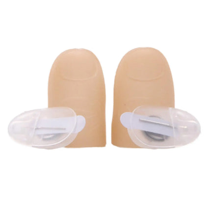 Magic Thumb Lightup Trick Set Finger Lamp 1 Pair Fake Finger Prank Toy Tool Easy Illusion Anyone Can Do It