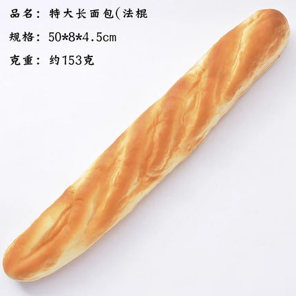 Artificial Bread Pressure Reliever Knead Stress Reliever  toy Fake Food Photography Prop Window Cabinet Model fidget toy gifts