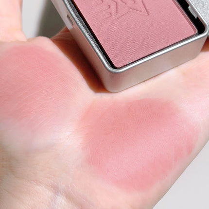 4 colors available iron box monochrome blush, peach color brightening skin tone matte blush plate, modify the outline color does