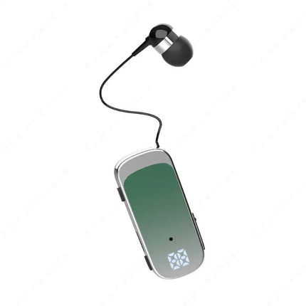 K65 Fashion Bluetooth Headset Business Retractable Lavalier Type Earphone Single Ear Hands Free with Wire Super Long Standby