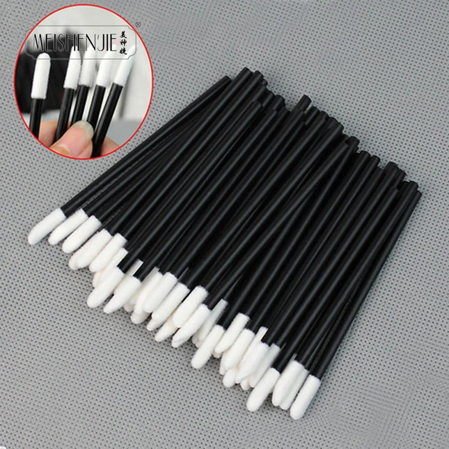 5/100 Pcs Lip Brush Eyelash Makeups Lip Glossy Microbrush Lash Extension Lipstick Set Cosmetic beauty Tools
