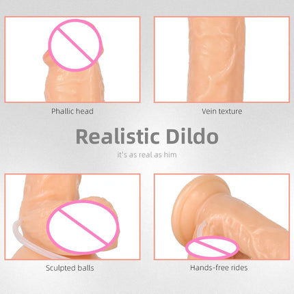 Realistic Squirting Dildo Big Penis Soft Skin Feel Spray Water Ejaculating Suction Cup masturbator Anal Toy Sex Toy For Women 18
