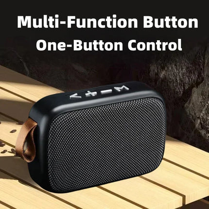 G2 Portable Bluetooth Speaker, Mini Wireless Loudspeaker, 3D Stereo Surround HiFi Sound Box Outdoor Wireless Column Music Player