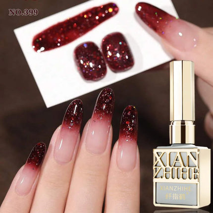 Autumn Winter Chocolate Brown Nail Polish Gel Maillard Caramel Color Gel Nail Supplies for Professional Nail Art DIY Nail Salon