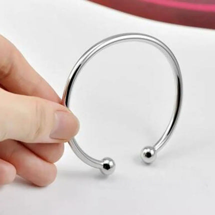 Best Quality Wholesale Silver Plated Bracelet Adjustable Bangles Fashion Jewelry Mens/Womens