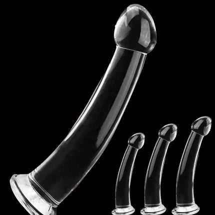 Transparent Realistic Dildo Strong Suction Cup No Vibrator Women Masturbator Anal Realistic Dick Sex Toys For Women Sex Shop 18