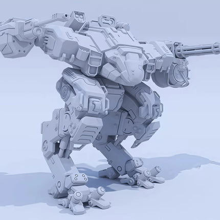 120mm Cast Resin Model Assembly Kit, GK, Resin Combat Gravity Mech, Unpainted Needs To Be Assembled.