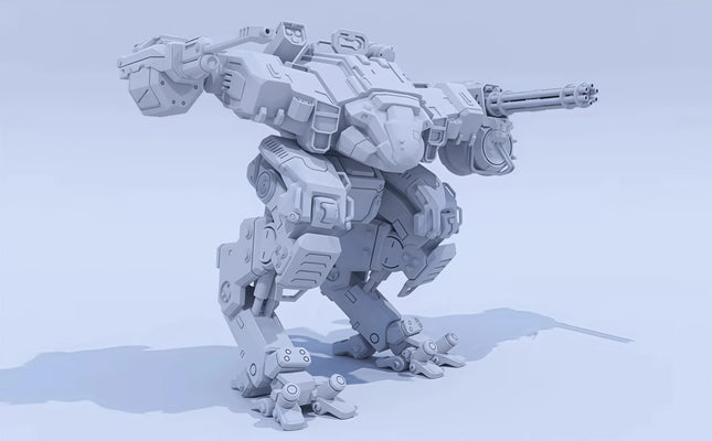 120mm Cast Resin Model Assembly Kit, GK, Resin Combat Gravity Mech, Unpainted Needs To Be Assembled.