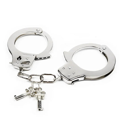 DUTRIEUX Stainless Steel Handcuffs BDSM Bondage Set Adjustable Metal Ankle Cuffs Chain Fetish Restraints Sex Toys For Couples