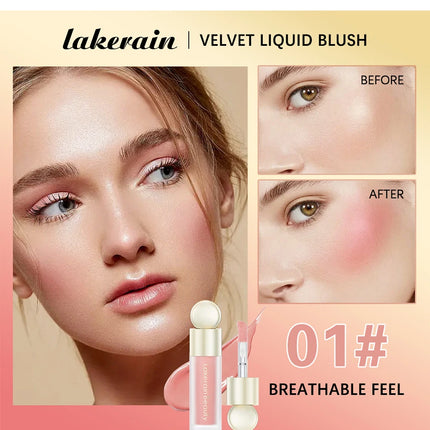 Blush Liquid Blusher Real Makeup Blush Matte Palette Blusher Cosmetics Products Liquid Cream Stick Pink Face raremakeup Beauty